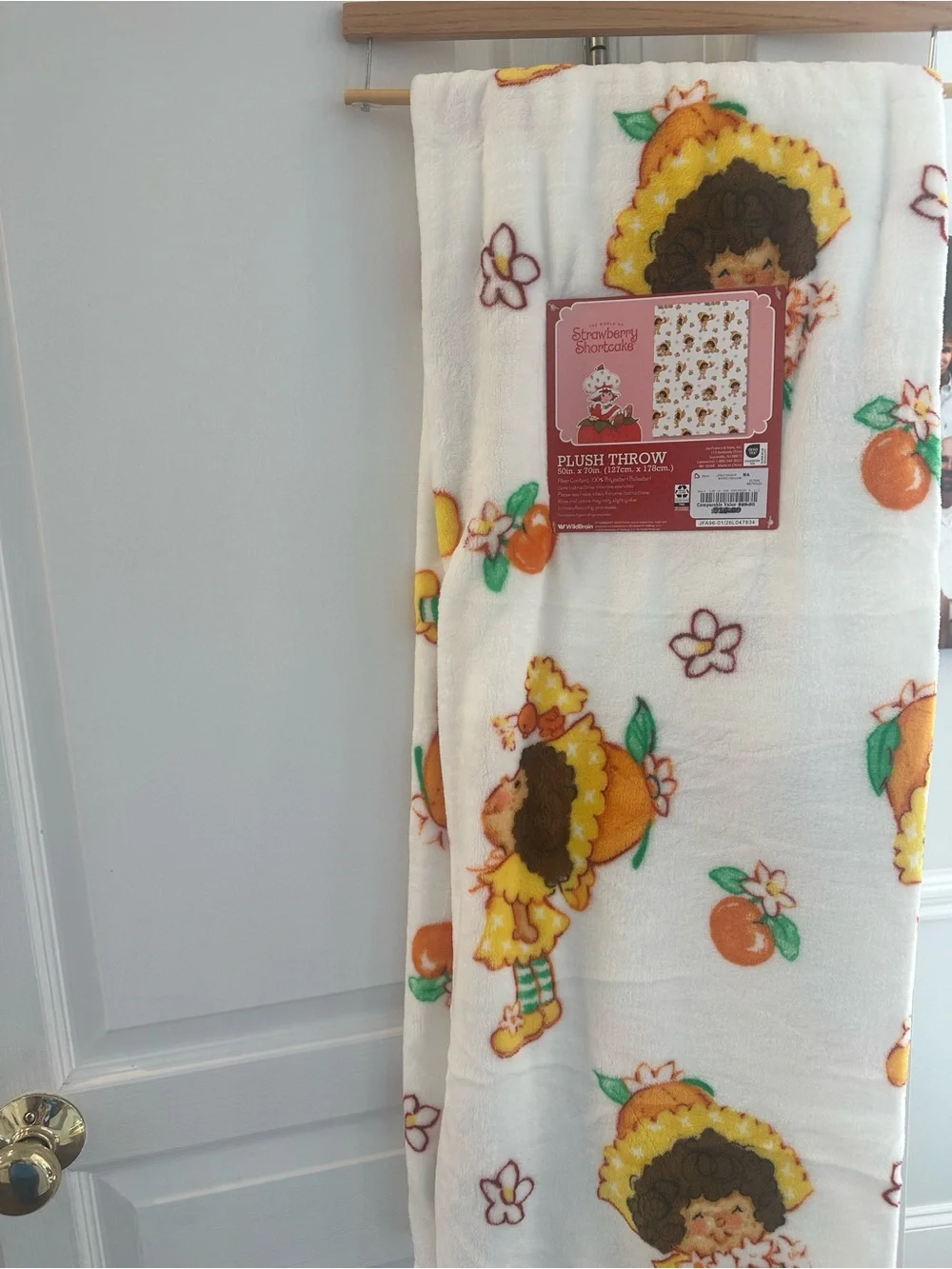 Strawberry Shortcake White & Orange Kids Dress (Branded)
